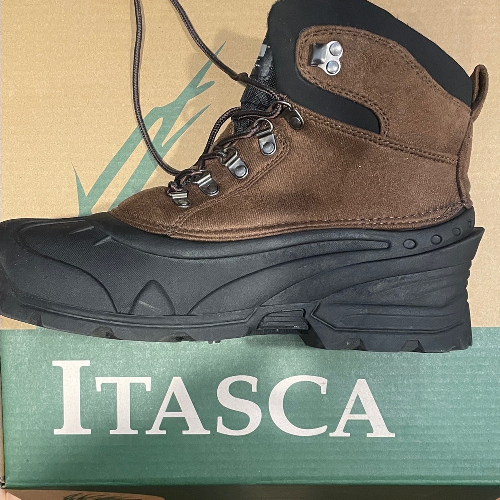 Itasca Black and Brown Outdoor Boots
